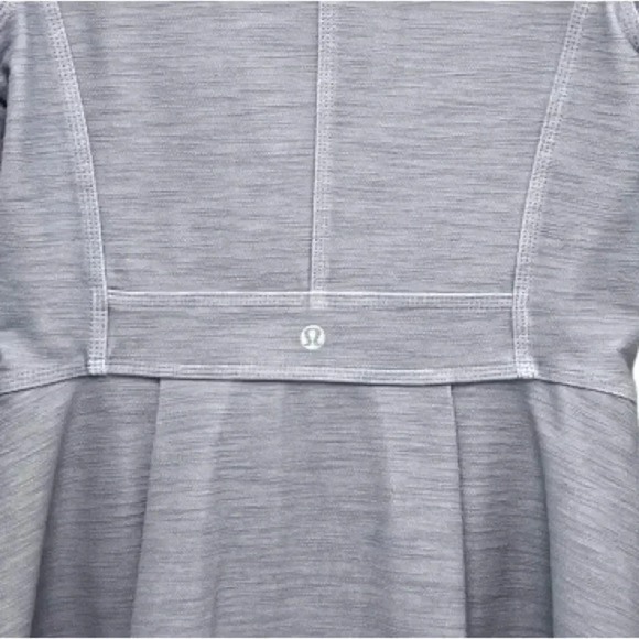 Lululemon Ride On Rock Blazer Moto Jacket Convertible Fossil Gray Size 4 - Picture 10 of 12